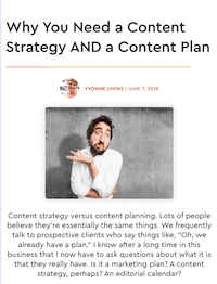 Why You Need a Content Strategy AND a Content Plan